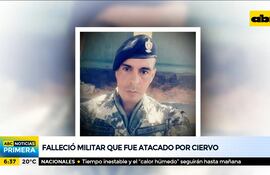 Falleció militar que fue atacado por un ciervo en Mburuvicha Róga