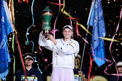 Elena Rybakina (27 años), campeona en Ningbo.