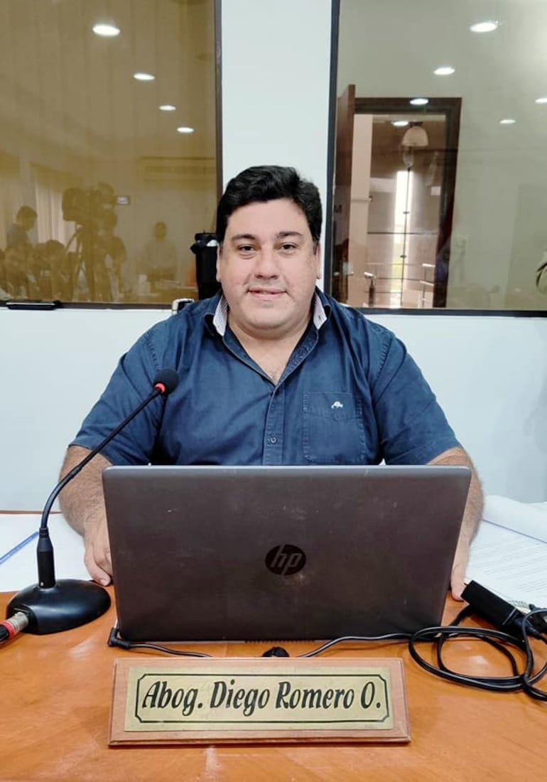 Diego Romero, actual concejal colorado.