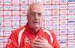 El seleccionador de Paraguay, Gustavo Julio Alfaro (64 años) habla en zona mixta en la antesala del partido amistoso ante Bolivia.