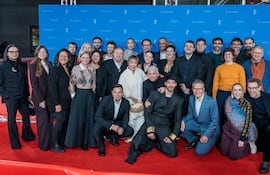 Actores, productores y miembros del equipo de "Narciso" acompañaron el estreno mundial de la película en la Berlinale.