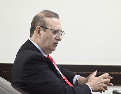 El senador colorado cartista renunciante Erico Galeano.