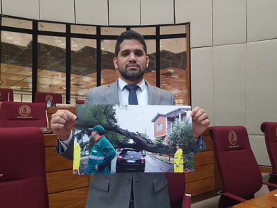 Una imagen vale más que mil palabras, dice el dicho. El diputado Raúl Benítez sostiene que este hecho viral describe al gobierno del atropello y la negación de Santiago Peña.