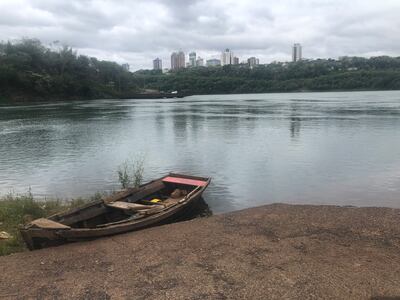 El nivel del río Paraná creció en la zona de la Triple Frontera.