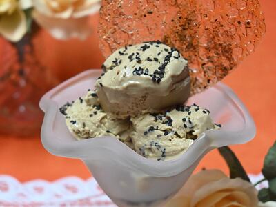 Helado de yerba mate.