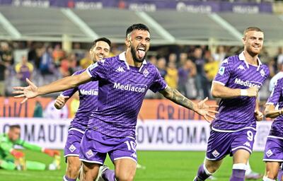 El argentino Nicolás González colaboró para la victoria de Fiorentina