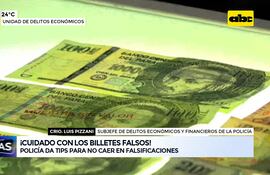 Video: Billetes falsos en época de aguinaldos
