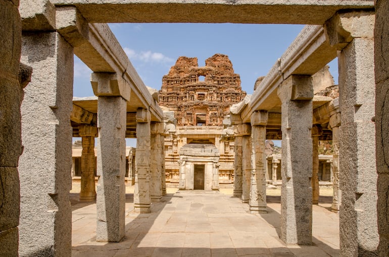 Hampi. India. Templo Achyutaraya.