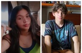 Buscan localizar a Liz Fabiola Ortigoza, de 13 años, y Axel Elías Viñales, de 17, desaparecidos en sus respectivas ciudades.