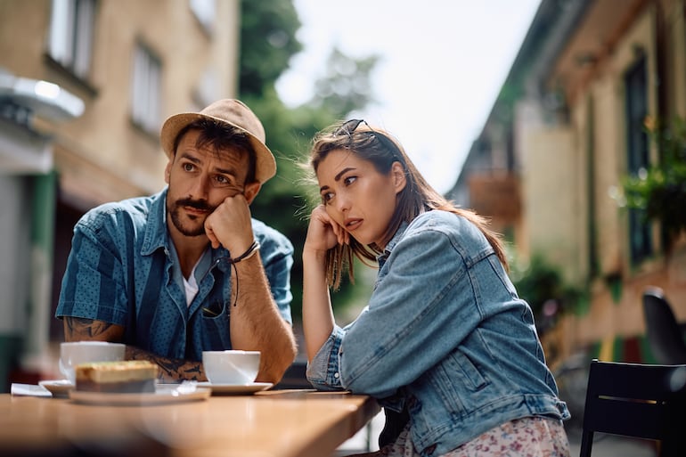 Pareja aburrida, imagen ilustrativa.
