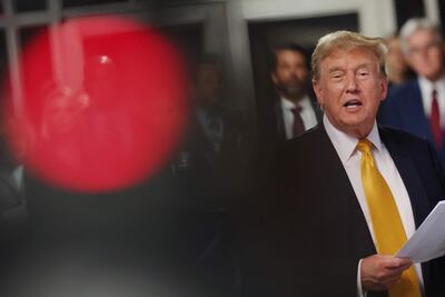 Donald Trump, expresidente de los Estados Unidos.