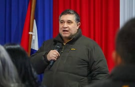 El nuevo presidente del PLRA, Alcides Riveros.