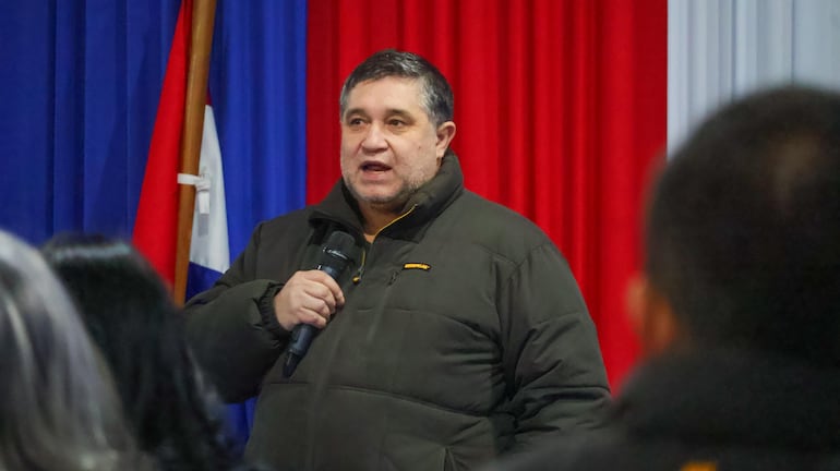 El nuevo presidente del PLRA, Alcides Riveros.