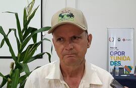 Presidente de la filial Itapúa de la Coordinadora Agrícola del Paraguay (CAP), Marcio de Sousa.