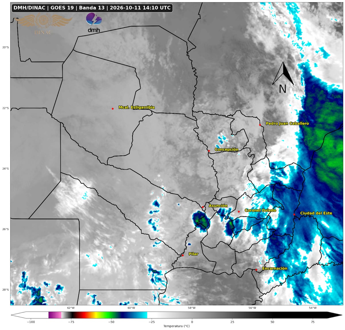 Alerta meteorológica: anuncian lluvias y tormentas para estos dos departamentos