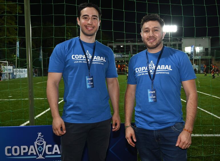 Sebastián Colmán y Jhonatan Ibarra. 