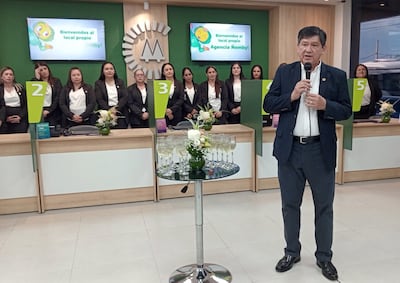 El presidente de Medalla Milagrosa, Lorenzo Barreto Duarte.