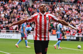 Wilson Isidor marcó el gol que le dio la victoria al Sunderland.