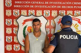 Danilo Fernandes de Souza, brasileño supuesto miembro del PCC y condenado en su país, cayó detenido en Ciudad del Este, tras un operativo policial.