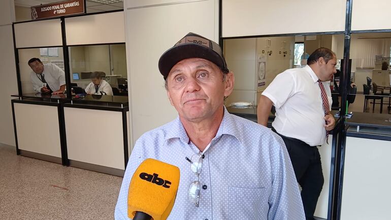 Vidal Brítez, líder yerbatero de Paso Yobai