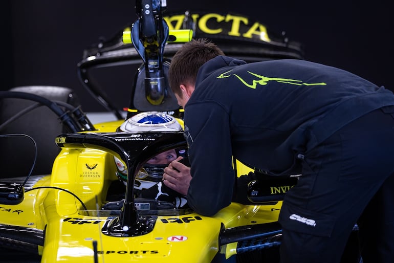 Joshua Duerksen, con la mira puesta en el título de campeón de la FIA Fórmula 2 2026.