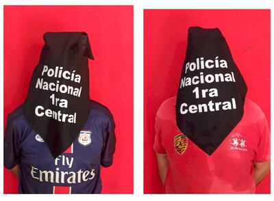 Aprehenden a dos personas involucradas en el robo de una motocicleta en San Lorenzo.