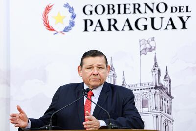 El presidente del Instituto Nacional de Desarrollo Rural y de la Tierra (INDERT), Francisco Ruiz Díaz.