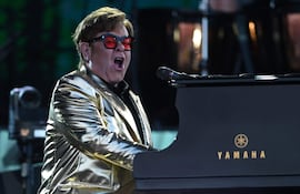 El cantante británico Elton John.