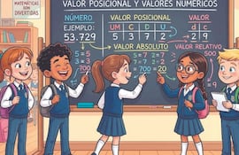 Valor posicional, relativo y absoluto de los números