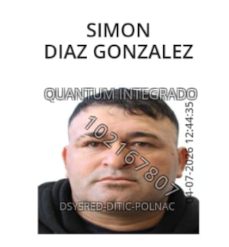 Simón Díaz Rotela tenía 34 años.