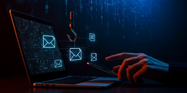 Concepto de Phishing.