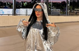 La paraguaya Nath Aponte estuvo en la Caminata de La Loba en Chile.