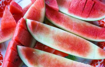 Cáscara de sandía.