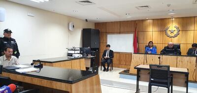 Leone Da Silva, durante el juicio oral y público que concluyó este jueves en el Poder Judicial.