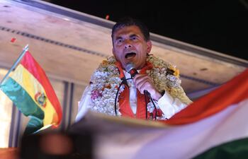 El senador centrista Rodrigo Paz Pereira, presidente electo de Bolivia.