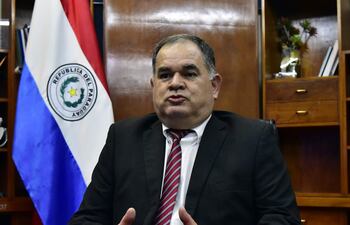 Rodrigo Ferreira Cárdenas, nuevo presidente de Copaco-Vox, quien asumió este lunes.