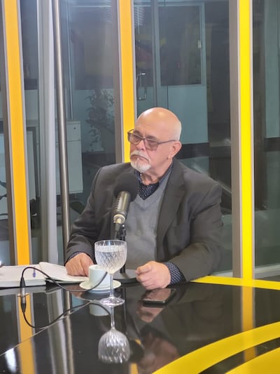 Rafael Resquin, docente y presidente de la Unión Nacional de Educadores.