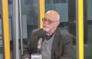 Rafael Resquin, docente y presidente de la Unión Nacional de Educadores.