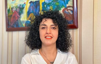 La premio Nobel de la Paz 2023 Narges Mohammadi