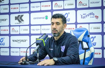 Eduardo Fabián Ledesma (41 años), entrenador del Sportivo 2 de Mayo de Pedro Juan Caballero.