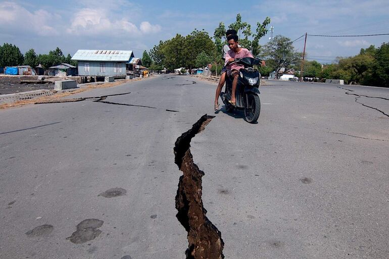 Terremoto en Indonesia.