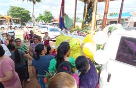 Mucha muestra de fe y esperanza en la Virgen Peregrina de Caacupé.