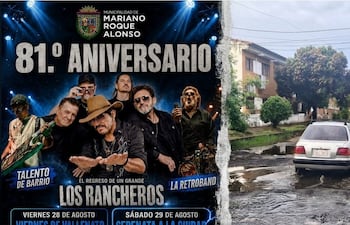 Mariano Roque Alonso se alista para su aniversario con fuertes críticas por el estado de sus calles.
