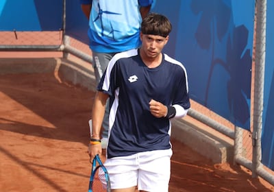 Martín Vergara logró el primer punto para Paraguay )Foto de archivo)