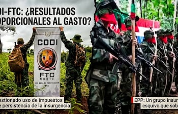 Datos del CODI FTC frente a lo que cuesta combatir al EPP.