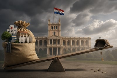 En términos anualizados (los últimos 12 meses), el déficit fiscal alcanzó G. 9,7 billones, equivalente al 2,4% del PIB, detalló la cartera económica (unos US$ 1.600 millones).