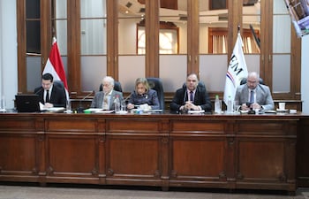 El Jurado de Enjuiciamiento de Magistrados (JEM) en sesión ordinaria.