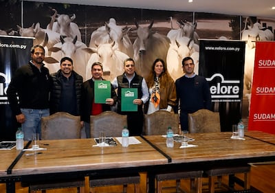 Directivos de la APCN y Sudameris firmaron un acuerdo de colaboración.
