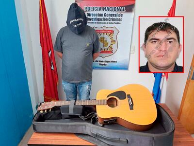 Suboficial inspector Juan Manuel Silva Sarabia, capturado por la Policía, imputado por la Fiscalía, pero liberado por el Juzgado, en Encarnación.