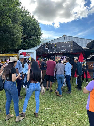 Los visitantes del stand pudieron vivir un adelanto exclusivo de la Experiencia Carnaval.